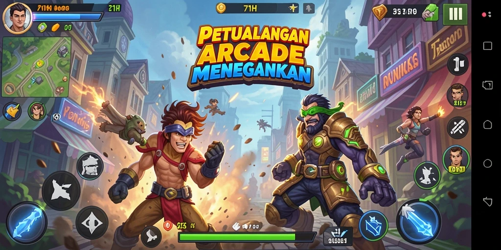 Tampilan screenshot utama 71H menampilkan gameplay yang menarik dan penuh aksi.