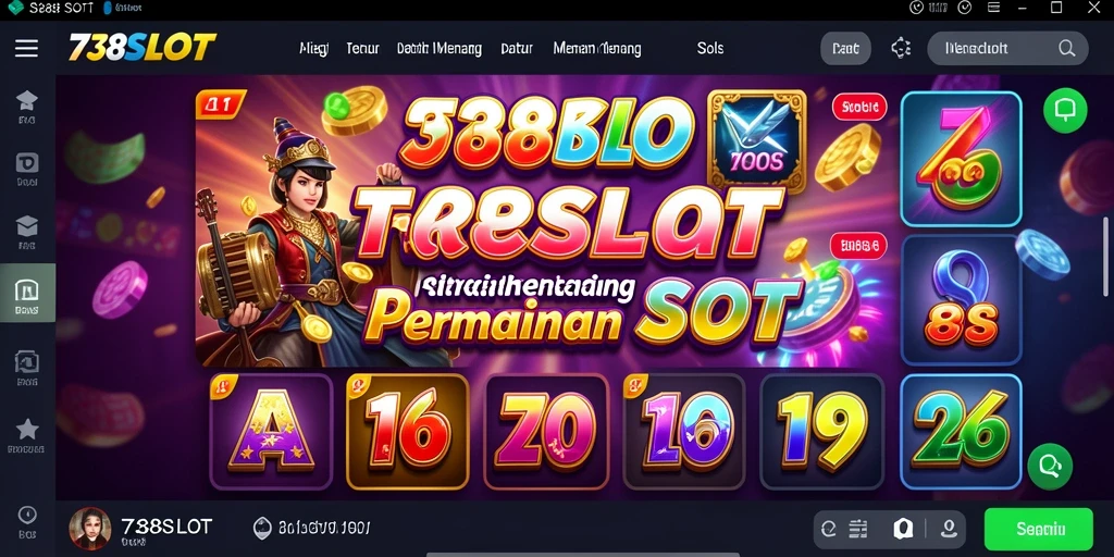 Tampilan gameplay menarik di 738SLOT yang menunjukkan strategi slot.
