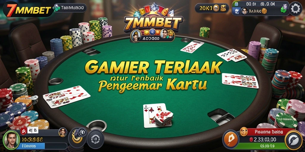 Screenshot gameplay 7MMBET menampilkan momen seru dalam permainan poker.