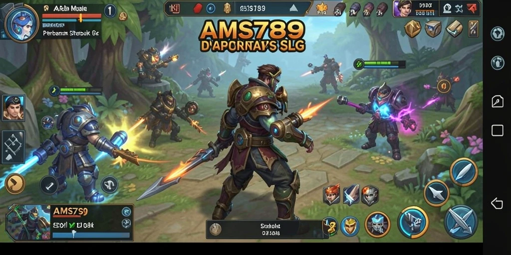 Tampilan gameplay AMS789 yang menakjubkan dan strategis.
