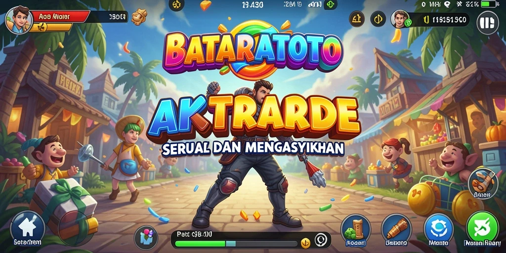 Tangkapan layar menampilkan gameplay seru di BATARATOTO.
