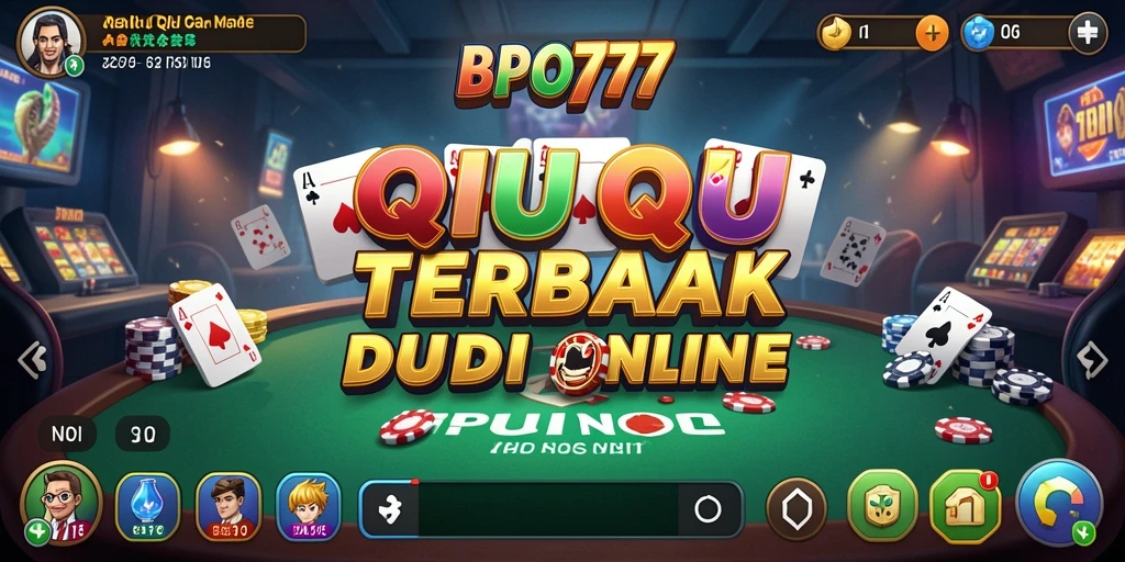 Screenshot BPO777 menampilkan gameplay seru saat bermain QiuQiu.