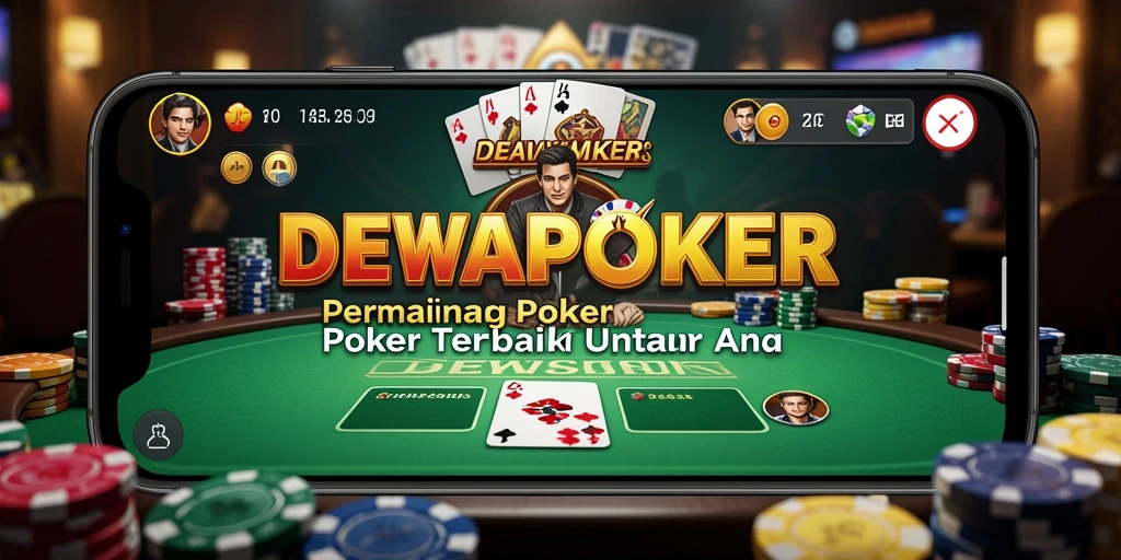 Tampilan menarik gameplay DEWAPOKER saat bermain Poker.
