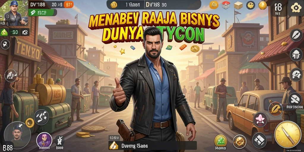 Tampilan gameplay Tycoon yang menarik dan mendebarkan.