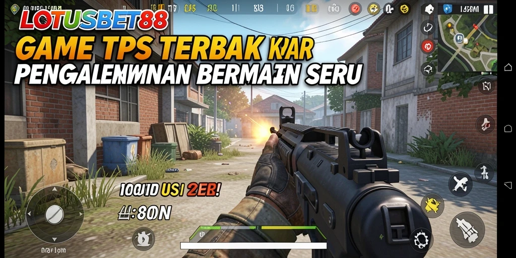 Tampilan utama gameplay LOTUSBET88 yang menegangkan dan seru.