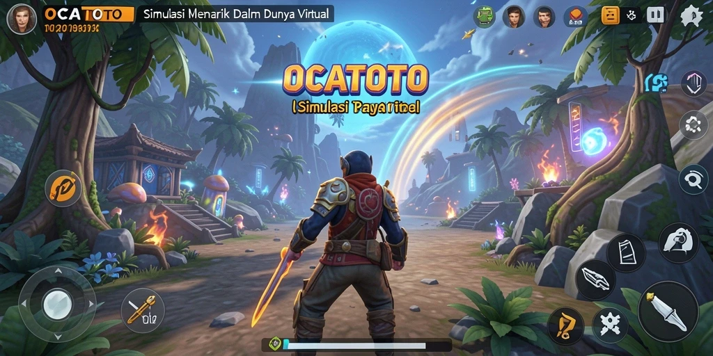Tampilan gameplay OCATOTO yang menakjubkan dan imersif.