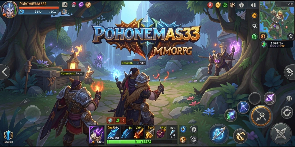 Tampilan gameplay POHONEMAS33 yang menakjubkan dan interaktif.