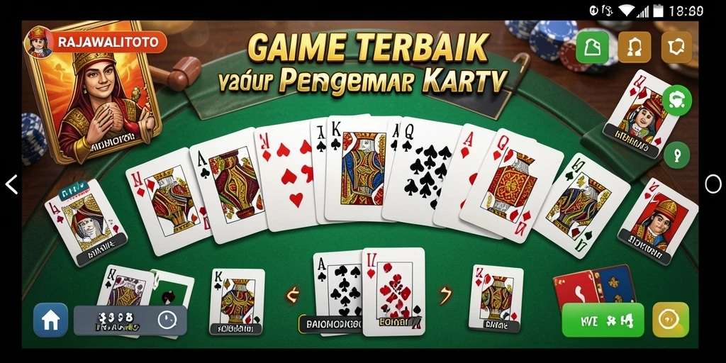 Tampilan gameplay seru dalam permainan Gaple RAJAWALITOTO.