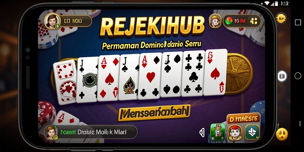 Tampilan gameplay seru dalam REJEKIHUB dengan teman.