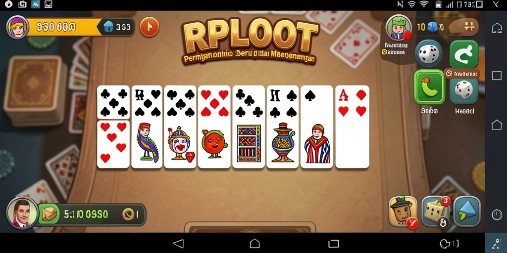 Tampilan gameplay domino yang seru dan interaktif.