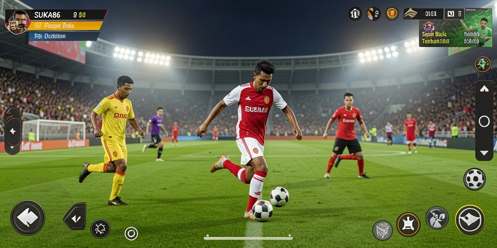 Tampilan gameplay SUKA86 yang seru dan mendebarkan di lapangan.
