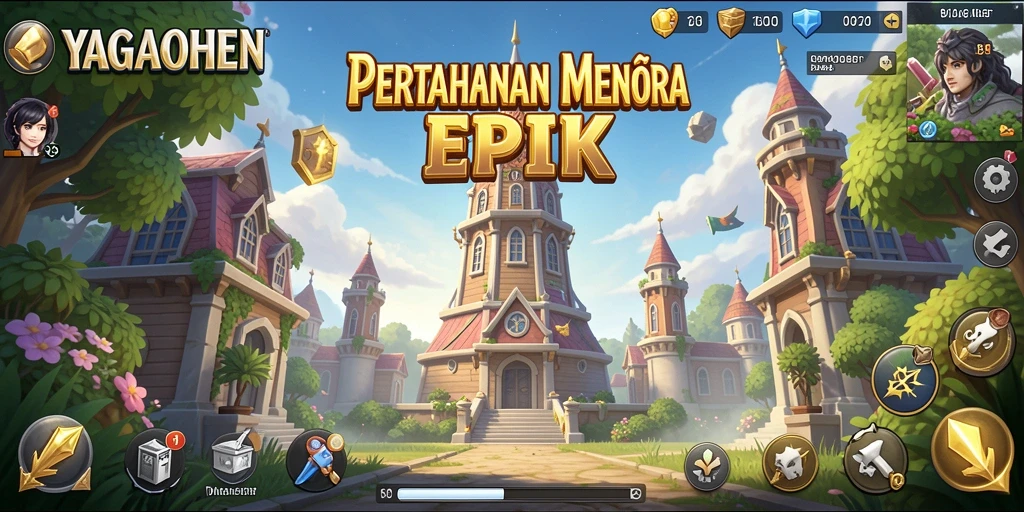 Gameplay YAGAOHEN yang menegangkan dengan elemen Tower Defense.
